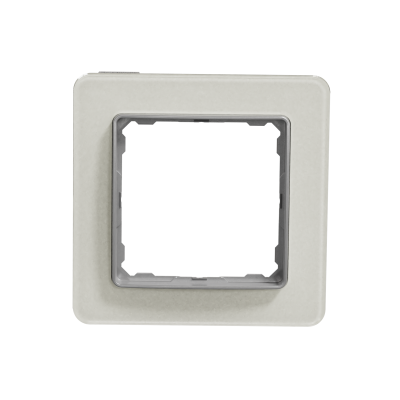 Sedna Design & Elements Ramka pojedyncza szkło białe efekt szkła SDD360801 SCHNEIDER (SDD360801)